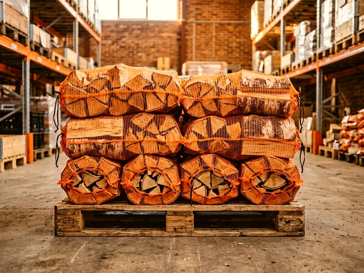 Берёзовые дрова в сетках 40 л — фото 3